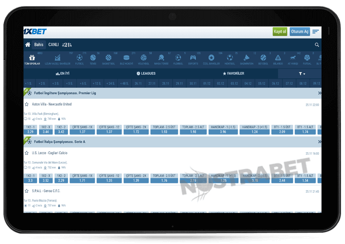 1xbet mobil versiyon