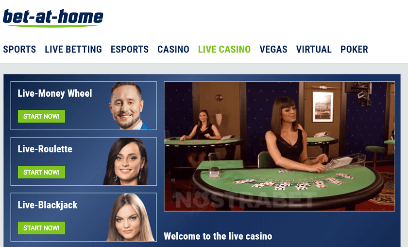 Bet at Home Live Casino