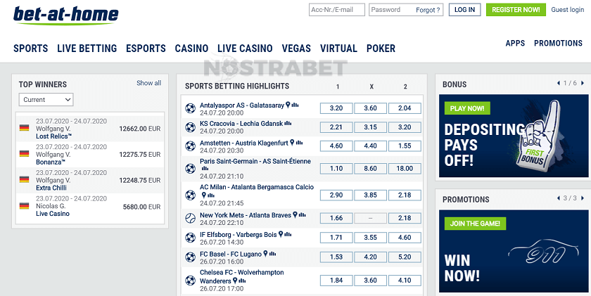 Bet at Home Sportsbook