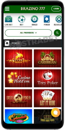 Brazino777 Casino Mobile Version