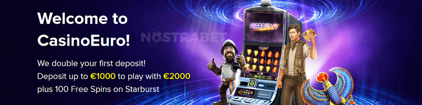 CasinoEuro welcome casino bonus