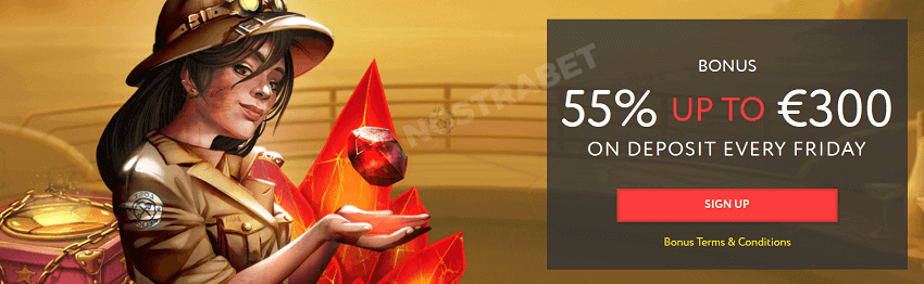 EUslot deposit bonus