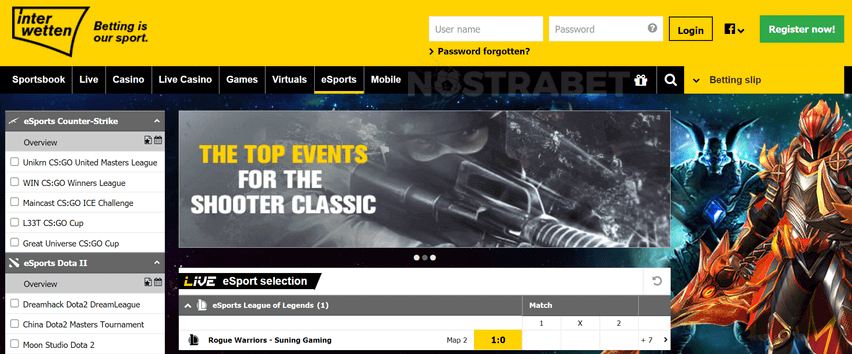 interwetten esports betting