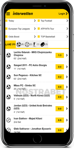 interwetteb mobile app betting