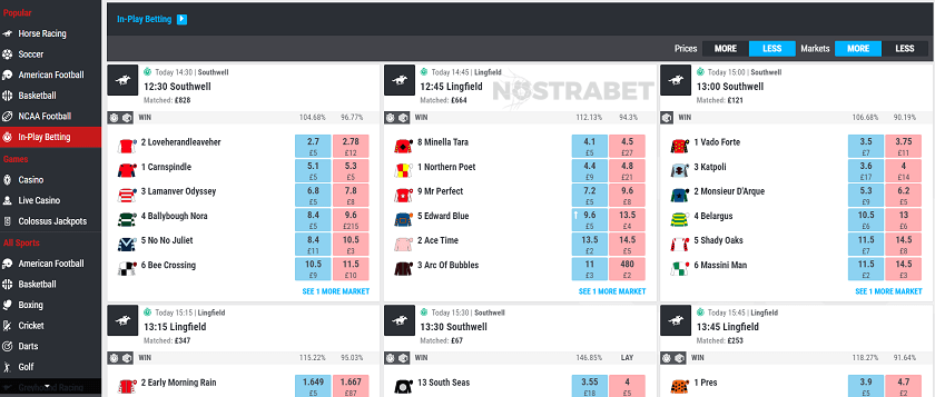 Live Betting at Matcbook