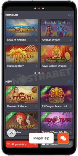 MegaPari Mobile Casino