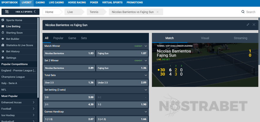 nordicbet live betting on sports