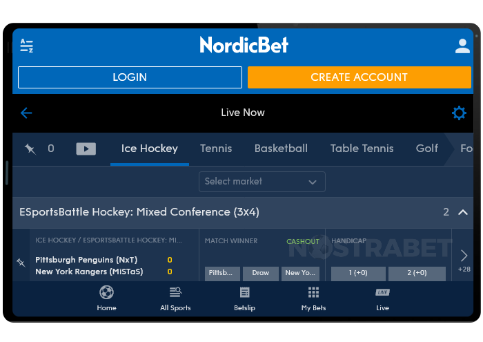 nordicbet mobile website version
