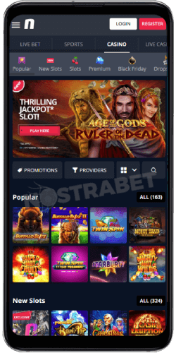 Novibet casino app