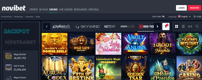 Novibet games