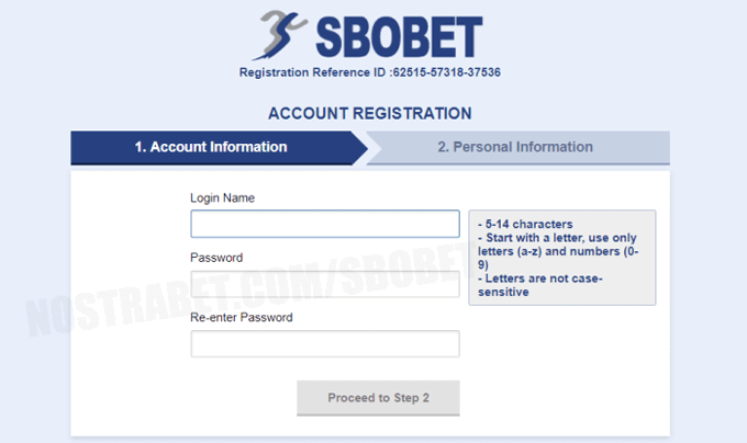 sbobet регистрация