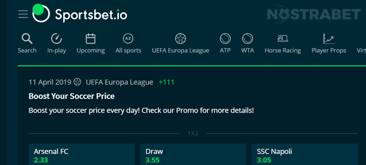 SportsBet sport section